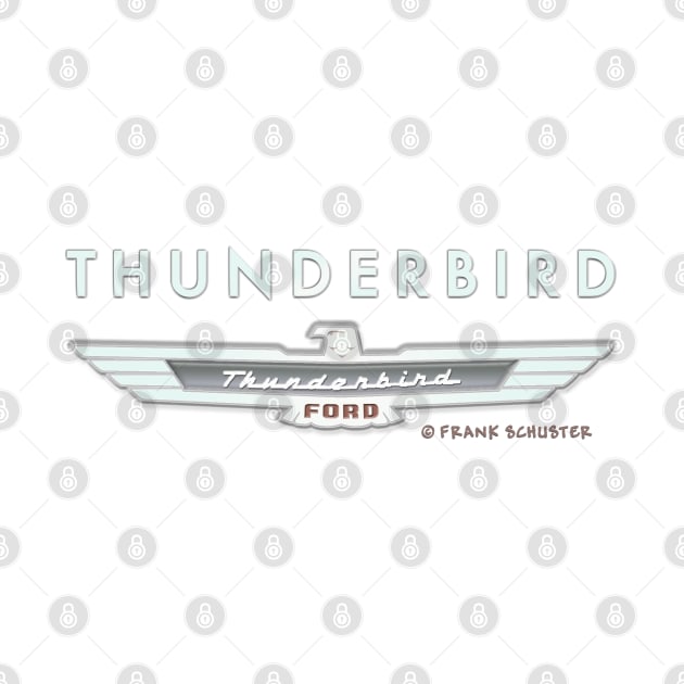 Thunderbird Emblem w Type Embossed by PauHanaDesign