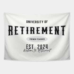 Retirement French Teacher Tapestry