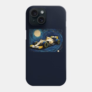 FORMULA 1 BOLIDE, Van Gogh style, F1, grand prix, 2024 Phone Case