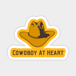 Cowboy At Heart Magnet