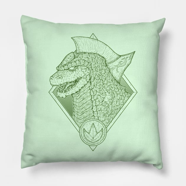DRAGON LORD LINES Pillow by Firebrander
