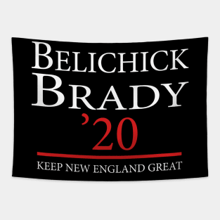 Belichick Brady New England Tapestry