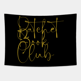 Ratchet Book Club Logo 4 Tapestry