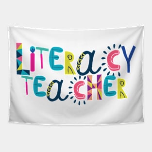 Cute Literacy Teacher Gift Idea Back to School Tapestry