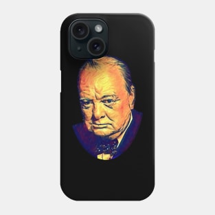 Winston Churchill Polypaint Phone Case