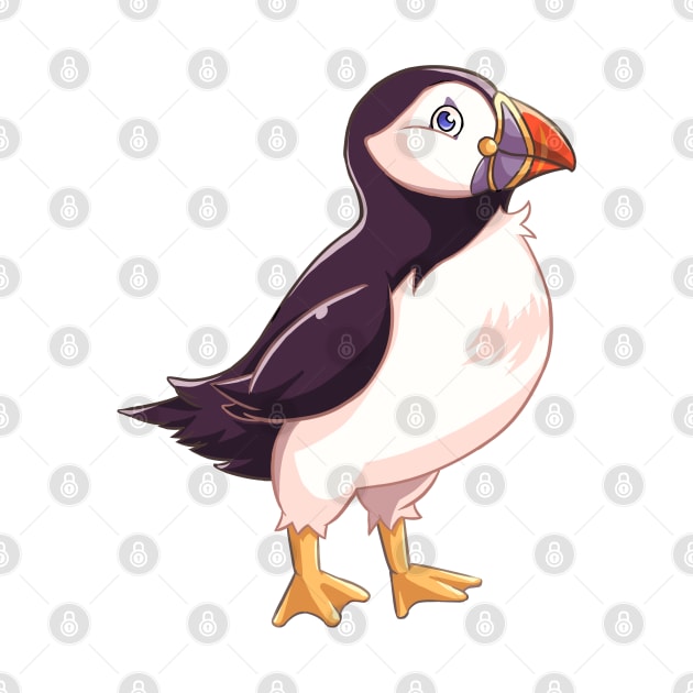 Puffin Bird Logo by EdgeKagami