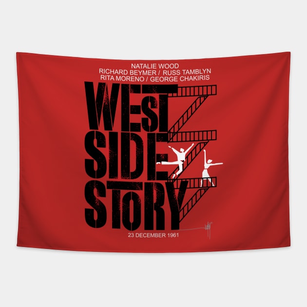 West Side Story T-shirt version Tapestry by Jun Pagano