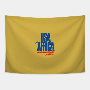 USA for africa merch Tapestry
