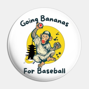 Baseball monkey Pin