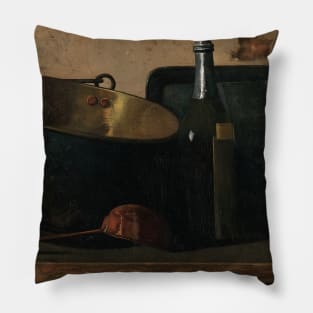 Wine And Brass Stewing Kettle (Preparation Of French Potage) by John Frederick Peto Pillow