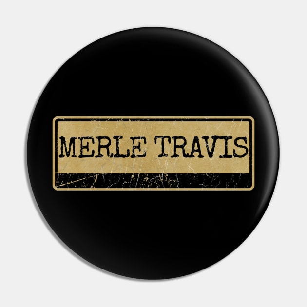 Aliska, text black retro - Merle Haggard Pin by Aliska