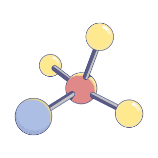 Abstract molecule element T-Shirt