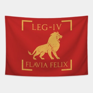 Legio IV Flavia Felix Lion Emblem Roman Legion Tapestry