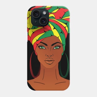 anime black girl colorful Phone Case