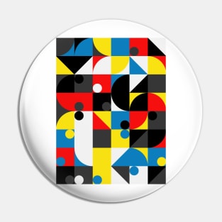 Bauhaus Pattern Pin