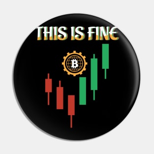 trading design, trading candles with bitcoin. Pin