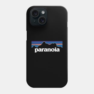 Paranoia fake funny Phone Case