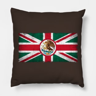 United Kingdom of Great Britain and Mexico Pillow