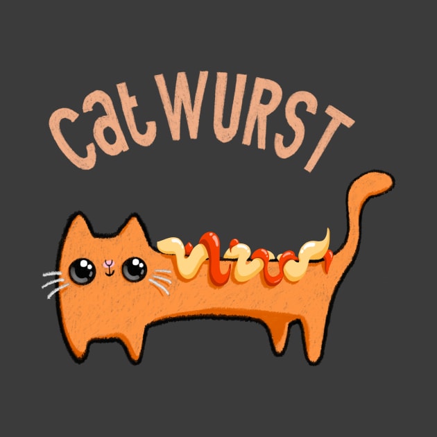 Catwurst, the Wiener cat by Stumpy Bird