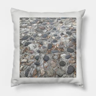 Cobblestone Street in Charleston, SC Pillow