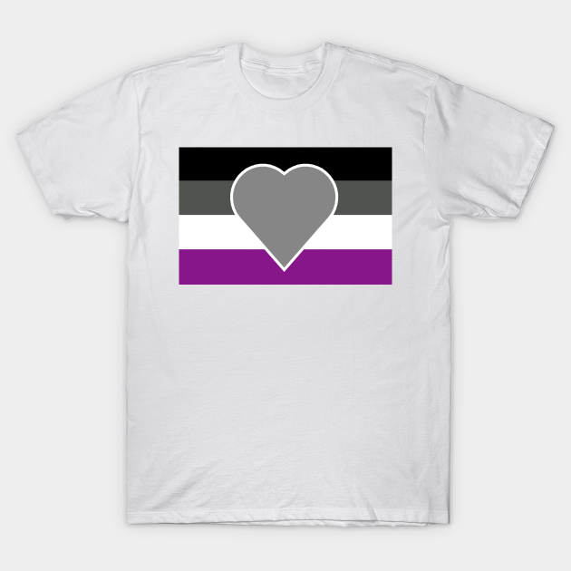 Greyromantic Asexual Flag - Greyromantic - T-Shirt | TeePublic