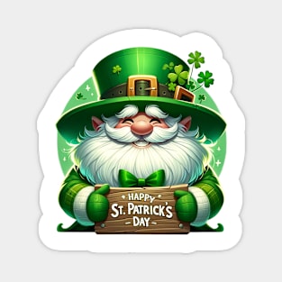 St Patricks Day Leprechaun Magnet