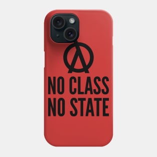 No Class No State Functional Programmer Black Text Design Phone Case