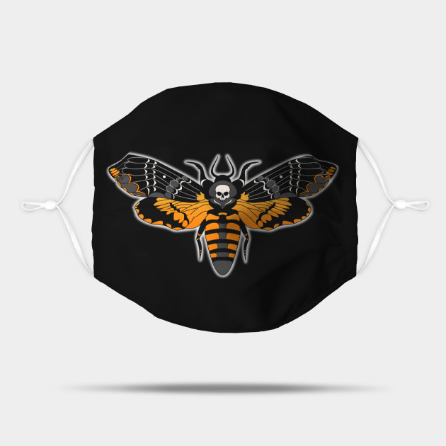 Silence Of The Lambs Moth Deaths Head Moth Mask Teepublic