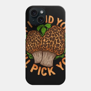 Morel Hunting design for a Mushroom Lover Phone Case