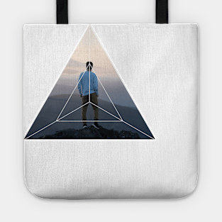 Sky is the limit Geometric Photography Tote