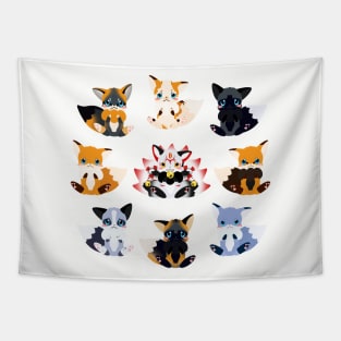 A the foxes Tapestry