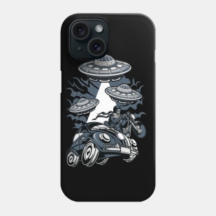 UFO theme GREY Phone Case