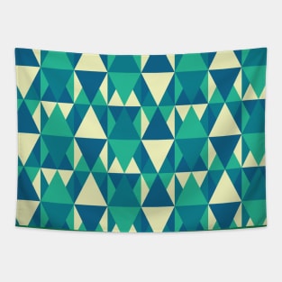 Forest Green Abract Pattern Tapestry