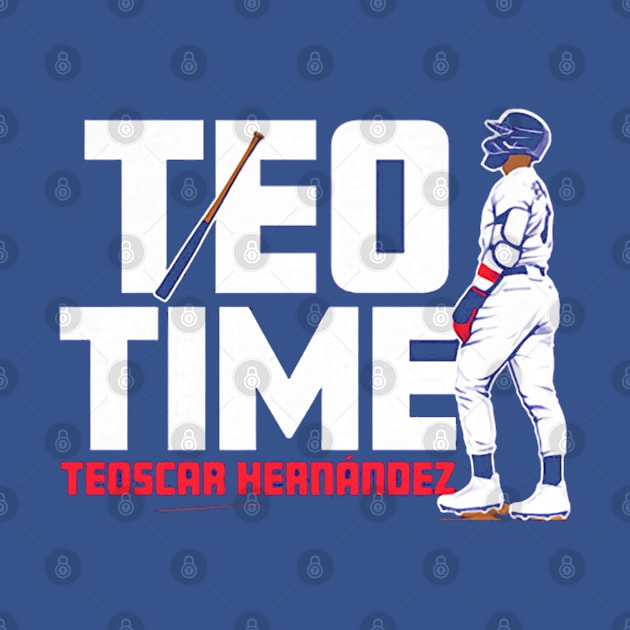 Teoscar Hernandez L.A Teo Time by lavonneroberson