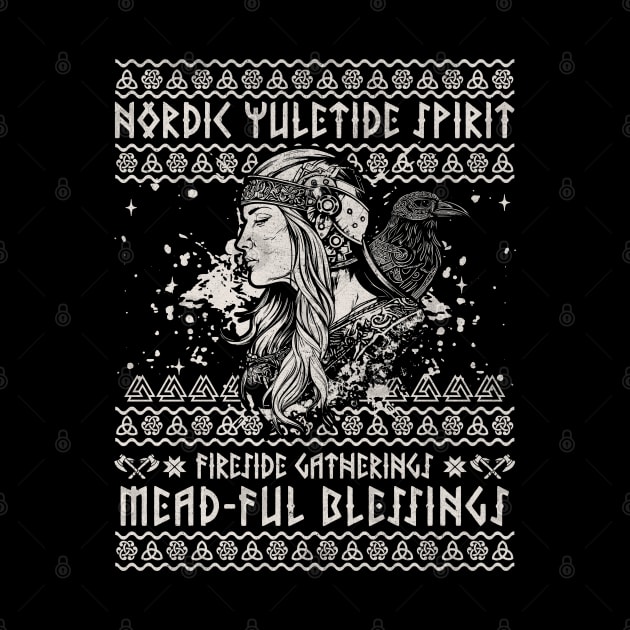 Viking Ugly Christmas Sweater by NorseMagic