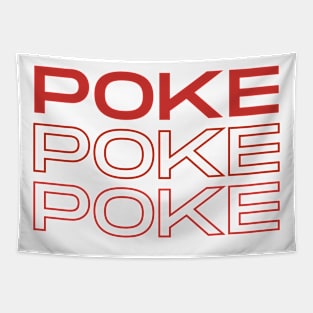 Traditional Poke Font Tapestry