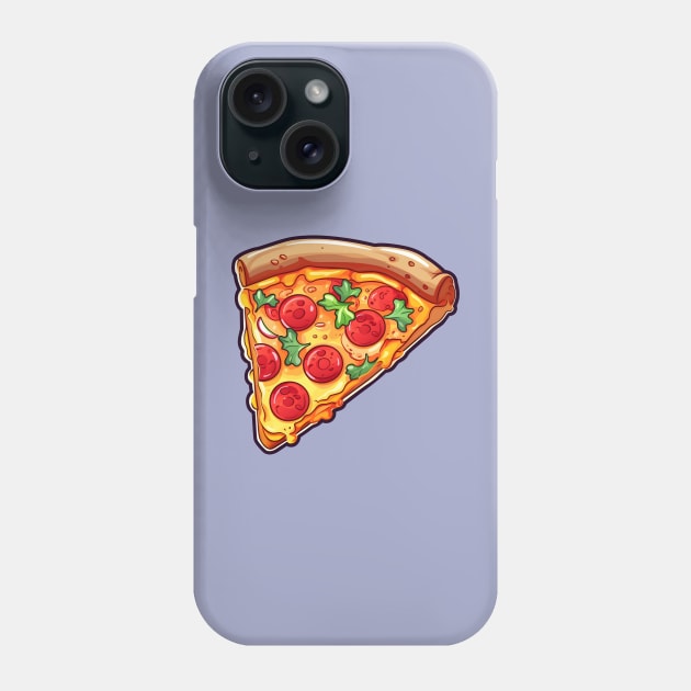 Pepperoni pizza slice Phone Case by Clearmind Arts