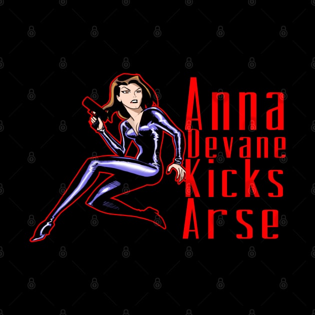 Anna Devane Kicks Arse by UnleashedCreationz