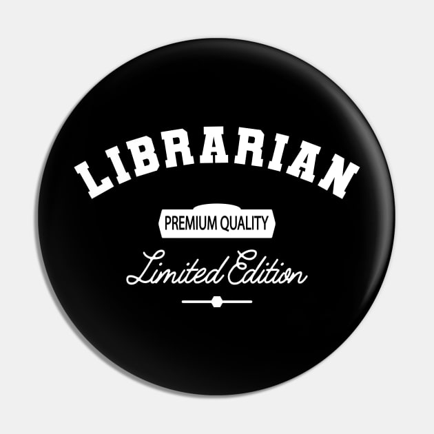 Librarian - Premium Quality Limited Edition Pin by KC Happy Shop