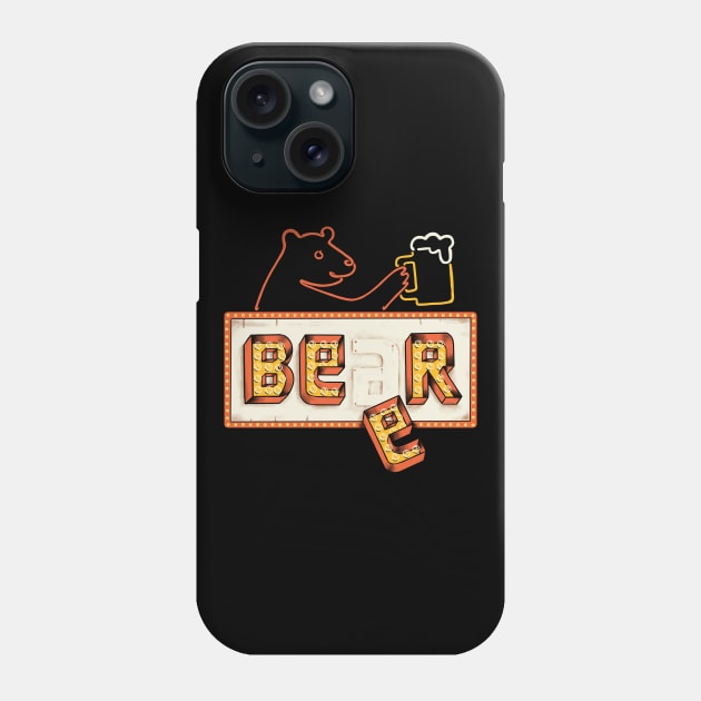 beer or bear Phone Case by coffeeman