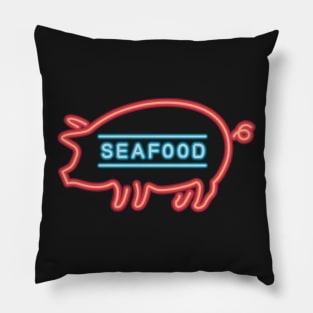 Coffee Shop Neon Sign Pillow