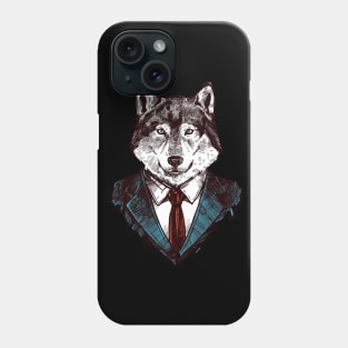 Business Wolf Phone Case