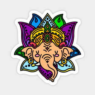 Colorful Ganesha Magnet