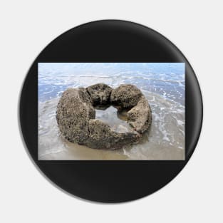 Moeraki Boulders, rochers sphériques , Nouvelle-Zélande Pin