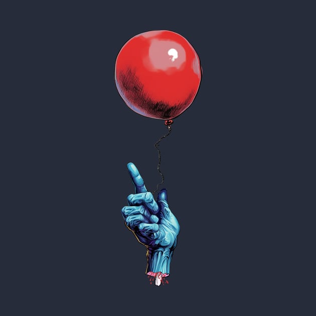 Balloon Zombie Hand by DavidLoblaw