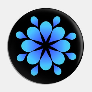 Flower abstract - Graphic - geometric pattern Pin