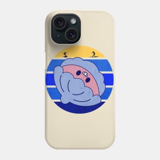 Vintage Sun Kawaii Cute Smiley Shellfish Phone Case