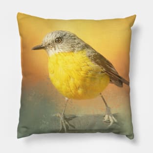 Eastern Yellow Robin Pillow