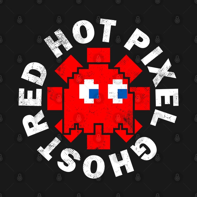 Red Hot Pixel Ghost by inkonfiremx