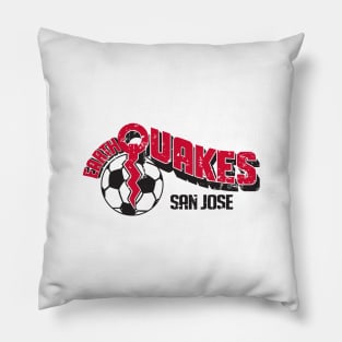 1977 San Jose Earthquakes Vintage Soccer Pillow